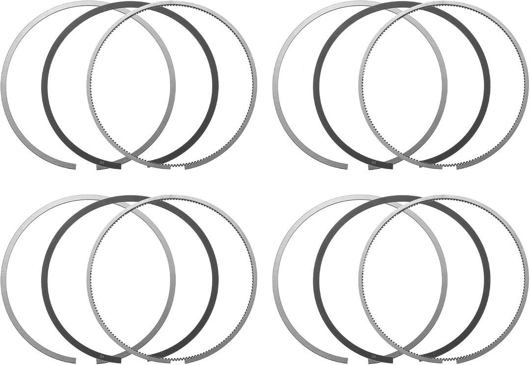 23040-2G510 / Front/Engine Piston Ring for Hyundai Tucson 2.4L L4 2014-2015 / Muliti- Piece Piston Ring Std/Metal / 1 Set/Deep Gray