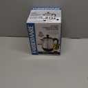 Farberware Electric Coffee Percolator, FCP240, Stainless Steel Basket, Automatic Keep Warm, No-Drip Spout, 4 Cup, Black/Silver