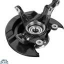 Front Left Steering Knuckle & Wheel Bearing Hub Assembly for Honda CR-V CRV 2007 2008 2009, 2.4L L4, Driver Side