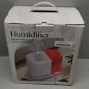 Evaporative Humidifier for Bedroom (No Mist)  Dishwasher Safe, No White Dust, Smart Remote with Sensor, Red Sleep Light, White Noise, Nursery Humidifier with 2.5L Tank, 2 Filters & Aroma Kit