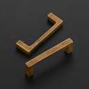 Ravinte 20 Pack Solid 3 Inch Kitchen Square Cabinet Handles Antique Brass Pulls Drawer Pulls Kitchen Cabinet Hardware Handles