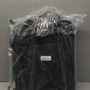 Augus Leather Messenger Bag for Men Vintage Travel Backpack 17 inch laptop Briefcase Shoulder Bags (Black1)