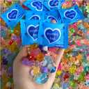 TQBAJ 100pcs Mini Glow in The Dark Animal Resin Models, Mystery Resin Animals Blind Bag, DIY Fairy Garden House Micro Landscape Aquarium Decor, Individually Wrapped Blind Bag