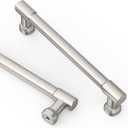 Asidrama 10 Pack 5 Inch(128mm) Brushed Satin Nickel Cabinet Pulls Kitchen Cabinet Handles Satin Nickel Kitchen Cabinet Hardware for Cupboard Drawer