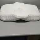 Osteo Cervical Pillow for Neck Pain Relief, Hollow Design Odorless Memory Foam Pillows with Cooling Case, Adjustable Orthopedic Bed Pillow for Sleeping, Support for Side Back Sleepers (Queen(25.5*16.5*5.2/4.1 inches), White)