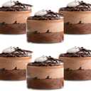 6 Oz Small Glass Bowls - Clear Dessert Cups & Serving Dips & Sauce - Microwave & Dishwasher Safe - Set of 6