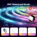 Neon RGB Rope Lights,IP67 Waterproof, Flexible Led Rope Lights, Control with App/Remote, Music Sync, for Gaming Room Living Bedroom Wall Decor (20FT)