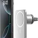 Belkin MagSafe Vent Mount Pro - MagSafe Phone Mount for Car, Magnetic Phone Holder Compatible with iPhone 17, 16, 15, Series, 14 Series, Pixel 10, and More - Gray