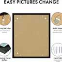 20x24 Picture Frame, Black Wood Style, Wall Mounting