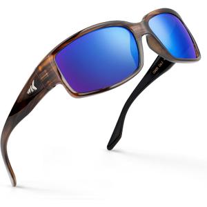 KastKing Skidaway Polarized Sport Sunglasses for Men and Women,Ideal for Driving Fishing Cycling and Running,UV Protection