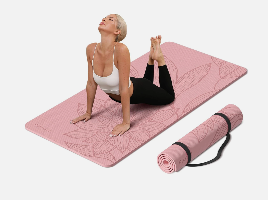 PAIDU Large Yoga Mat-72’x36’x0.4’ Extra Width ＆ Thick,C