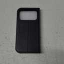 SHIELDON 2-in-1 Genuine Leather Wallet Case for iPhone 17 Pro Max 6.9" 2025 | Detachable, Wireless Charging, Flip Magnetic Closure, Kickstand, RFID Blocking Card Slot, Shockproof Cover - Nappa Black