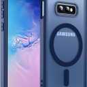 Hensinple for Samsung Galaxy S10e Case Magnetic, Galaxy S10e Phone Case [Compatible with Magsafe] Wireless Charging Transparent Back Phone Case for Samsung S10e, Blue