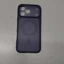 TOCOL for 17 Pro Max Case, Built-in Magnetic Ring, Compatible with Magsafe, Translucent Matte Phone Case for 17 ProMax 6.9 inch (Dark Blue)