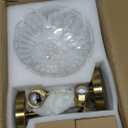 Vintage Battery Operated Wireless Wall Sconces, Rechargeable Battery Antique Brass Wall Lights, Luxury Corridor Lamp with Remote for Dining Room Hallway Living Room, Set of Two (9.05in, Crystal-2pack)