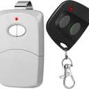 Kingdder 2 Pcs Two Button Garage Door Remote Compatible with Linear Multicode 10 Dip Switch 3089 3060 3070 3083 300mhz Gate Opener Garage Door Remote Replacement, 2 Styles