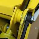 AUTOWN 3 Ton (6600 lbs) Floor Jack, Heavy Duty Steel Hydraulic Jack for Car, Low Profile Floor Jack with Rubber Pad, Quick Lift Car Jack with Lifting Range 7.1'' to 20.9'', Yellow