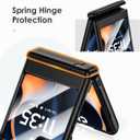 Maxdara for Motorola Razr 2025/2024 Magnetic Case, with [Hidden Kickstand] [Compatible with MagSafe] [Built-in Screen Protector] [Hinge Protection] Cover for Moto Razr 2025/2024, Black