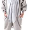 Beauty Shine Kids Onesie Unisex Child Animal Costume Sleepwear Jumpsuit Christmas Halloween Cosplay Pajamas Elephant, L