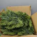 3ft UV-Resistant Artificial Cedar Topiary Tree Faux Cypress Outdoor Fake Pine Plant Shrubs Bushes for Home Garden Porch Entryway, Set of 2