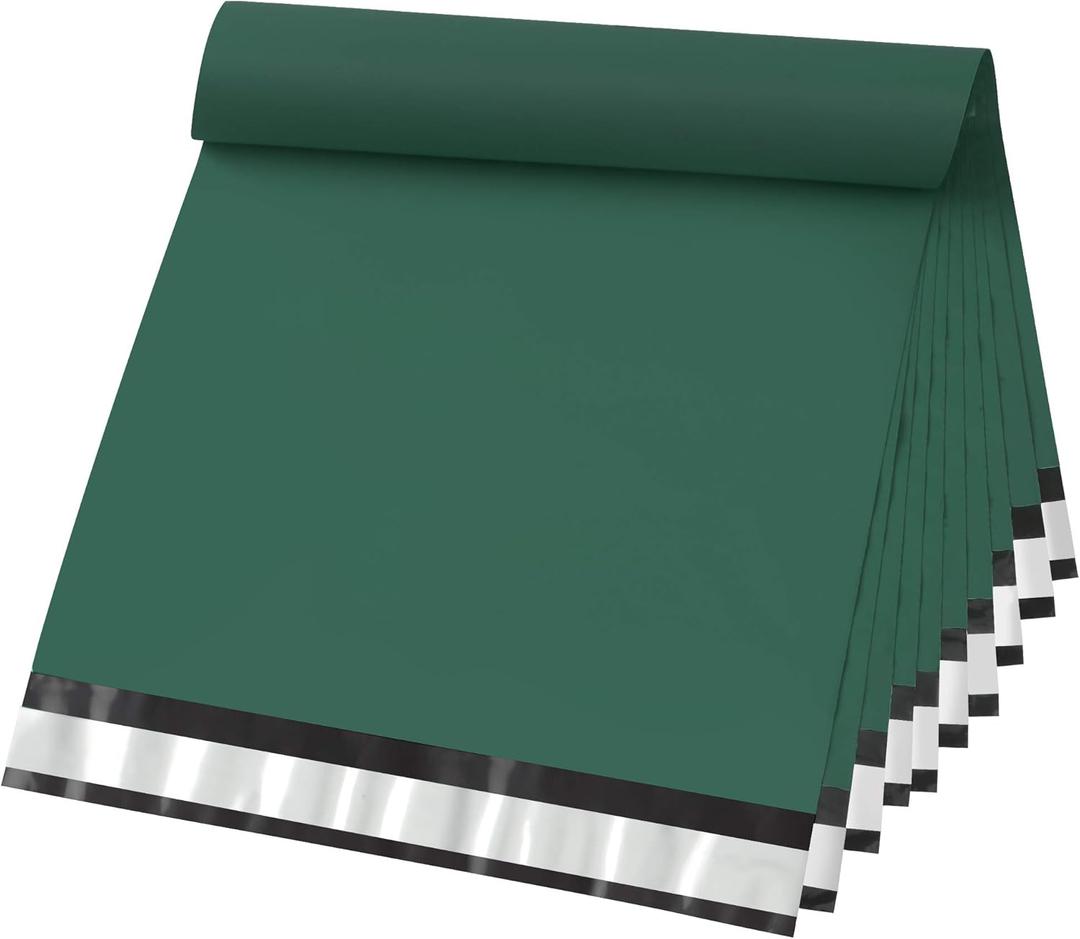 Famagic 200pcs Poly Mailers 10x13 Inch Shipping Bags Ultramarine Green Shipping Envelopes Self Seal Mailers Bags Waterproof and Tear-Proof Packaging Bags