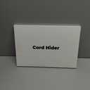 113.4in Cord Hider Kit, Cord Covers for 2-4 Wires on Wall, Self-Adhesive Cable Hider Wire Covers for Cords on Wall, Paintable Cord Hider for Walls Mount Tv, Cable Cover Raceway, W0.95 H0.55in, White