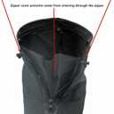 Waterproof Shoe Covers, Reusable Foldable Slip Proof Bottom Overshoes with Zipper, Keep Shoes Dry for Cycling Fishing Walking in Rain Snow and Mud (US MEN6-7)