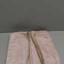 decorUhome Chenille Soft Throw Pillow Covers 26x26 Set of 2, Farmhouse Velvet Neutral Decorative Euro Pillow Covers with Stitched Edge for Couch Sofa Bed Home Decor, Blush Pink