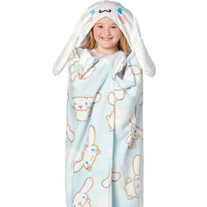 Northwest Character Hooded Throw Blanket, Cozy and Lightweight, 40x50 inches (Designer Kitty)