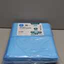 MED PRIDE Disposable Chux Pads 23in X 36in, Super Absorbent Bed Pads for Incontinence, Underpads for Adults, Kids, Pets (50 Count (Pack of 1) Blue/White)