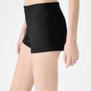 florence by mills Women's Rib Refresh Ribbed Knit Shorty Shorts (L)