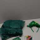 JenPen 4 Pcs Christmas Tree Costumes for Women Xmas Tutu Skirt Christmas Tree Headband Socks Xmas Outfit for Costume Bow Clips