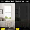 UNISHADES no Drill Cordless Roman Shades for Windows, 33" W × 64" H - 100% Blackout - Linen - Mist White