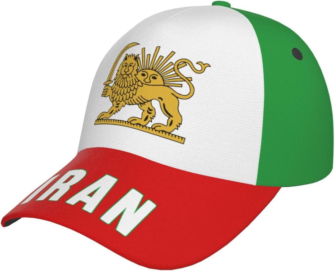 Iran 1964-1980. Old Lion and Sun Flag (3) 3D Print Baseball Caps Unisex Hat Patriotic Cap