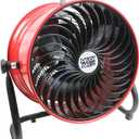 Maxx Air 16" High Velocity Turbo Fan with Pivoting Head - Efficient Air Circulation, High-Velocity Drum Fan Ideal for Home, Garage, or Workshop Use, Durable Construction, Easy Assembly