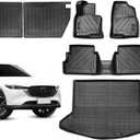 Custom Fit Mazda CX-5 2025 2024 2023 2022 2021 2020 2019 2018 2017 Floor Mats Trunk Cargo Liner and Rear Seat Backrest Mat All Weather TPE Protection Mat for Mazda CX5 Accessories (Set of 6 Mats)