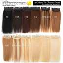 Clip in Hair Extensions Silky Straight Real Remy Human Hair Double Weft One Piece Wiglets Hair Pieces for Thinning Hair Invisible Hairpin Add Women Men Hair Volume Thick 10 inch#2 Dark Brown