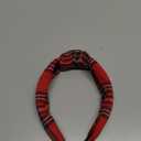 Huachi Christmas Headbands for Women Plaid Headband Knotted, Fashion Holiday Women Red Plaid Headbands for Hair Christmas Outfits Hair Accessories