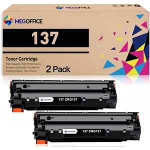 Compatible Toner Cartridge Replacement for Canon 137 Black Toner Cartridge CRG137 for ImageCLASS MF236n D570 MF232w MF244dw MF247dw MF249dw MF242dw MF23bn MF230 MF240 MF210 (Black, 2-Pack)