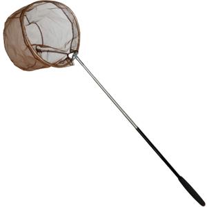RESTCLOUD Bait Net and Fishing Landing Net with Telescoping Pole Handle Extends to 59 inches (Brown)