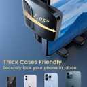 Phone Holders for Your Car: [Never Blocking] Air Vent Cell Phones Mount for iPhone 17 Pro Max & Samsung Android Smartphone [Thick Cases Friendly] Hands-Free Auto Mobile Phone Stand