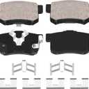 Automotive Replacement Rear Brake Pads Fit Acura RDX,Honda Accord Crosstour/Crosstour/CR-V,Ceramic Disc Brake Pads for Car Rear Rotors,Reliable Stopping Power,Smooth and Noiseless (HZ1086)