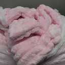 BEDELITE Fleece Queen Comforter Set -Super Soft & Warm Fluffy Cherry Blossom Bedding, Luxury Fuzzy Heavy Bed Set for Winter with 2 Pillow Cases