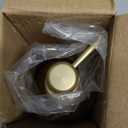 304 Stainless Steel Soap Dispenser 16oz Rust-Proof Liquid Soap Pump Bottle for Kitchen or Bathroom Countertop Hand Dish Lotion Leak-Proof (Matte Gold)