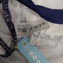 Popvil Women One Piece Swimsuit 2026 Tummy Control Sexy Cutout Neon Color Block Bathing Suit Slimming Adjustable Swimwear, Size XL (Dark Blue)