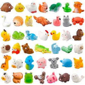 ywevyezc 42 Pcs Mini Resin Animals 42 Styles Resin Animals Figurines Bulk for Fairy Garden Miniature Dollhouse Accessories Hide Crafts Decor