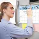 2 x Lbylyhxc 2026 Calendar - 18 Monthly Wall Calendar 2026 from January 2026 to June 2027, 14.8 x 11.5 Inches.Thick Paper includes major holidays and dedicated space for notes and important dates (Wall Calendar Festivals)