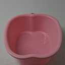 Foot Soaking Tub Large Size Foot Basin Sturdy Soaking Feet Bucket Massager Tub Exfoliation Callus Pedicure Foot Spa Bath Bucket for Women and Men (Pink)