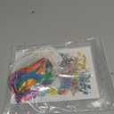 TaoBary 152 Pcs DIY Transparent Dried Flower Bookmark Set Handmade DIY Bookmarks with Dried Pressed Flowers Leaves Butterfly Stickers Colorful Tassels and Tweezers for Reader Writer(Rainbow Color)