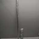 Ivilon Drapery Treatment Window Curtain Rod - Square Design 1 1/8 Rod. 48 to 86 Inch. Satin Nickel